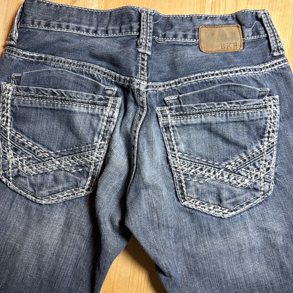 BKE Buckle Carter Blue Jeans Casual Straight Stretch Denim Women's‎ 28L